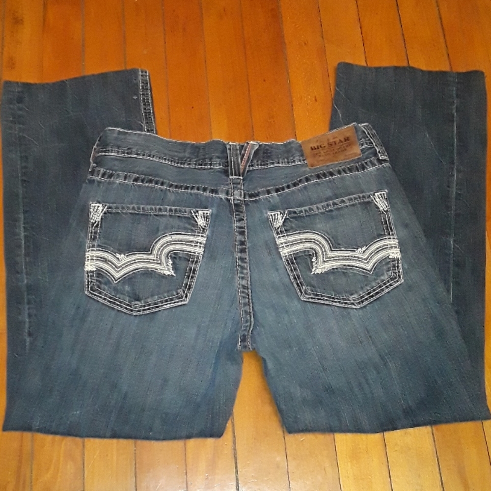 Big Star Pioneer Boot Cut Jeans 34x29
